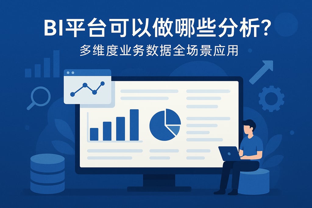 BI平台可以做哪些分析？多维度业务数据全场景应用"